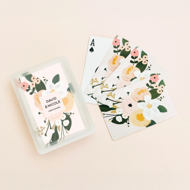 Boho Floral Playing Cards